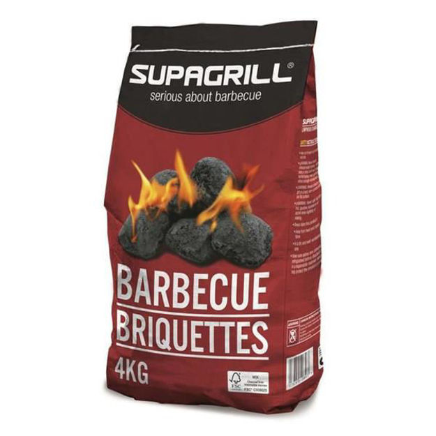 Supagrill Charcoal BBQ Briquettes - 4kg