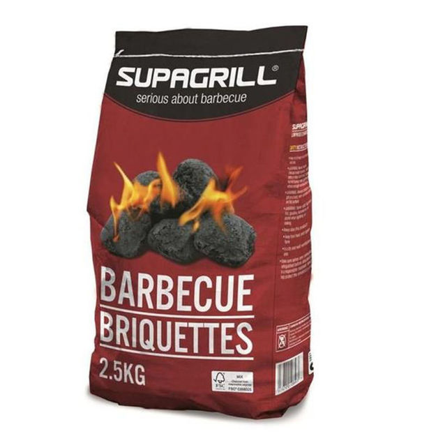Supagrill Charcoal BBQ Briquettes - 2.5kg