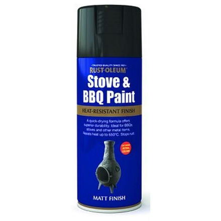 Painters Touch Multi-Purpose Stove & Bbq Black Spray Paint 400Ml