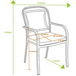 Berkeley 6 Seater Cast Aluminium Round Furniture Set