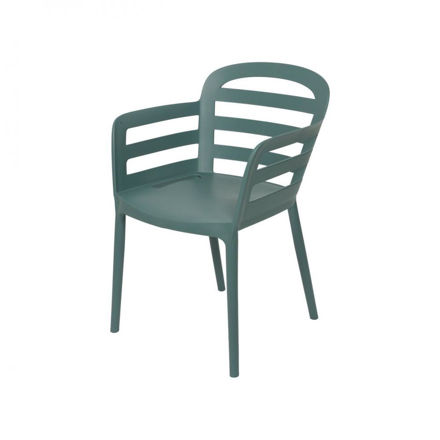 NEW YORK RESIN DINING CHAIR - teal