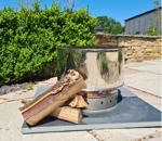 MIDOS PHOENIX STAINLESS STEEL FIRE PIT