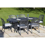 Florence 6 Seater Oval Patio Set
