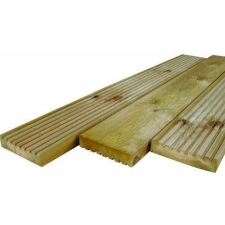 Picture of 4.8M TIMBER DECKING 150X35 IMPORTED #6"