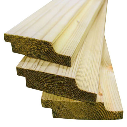 Picture of 4.8M SHIPLAP BOARD 125X22MM IMPORTED