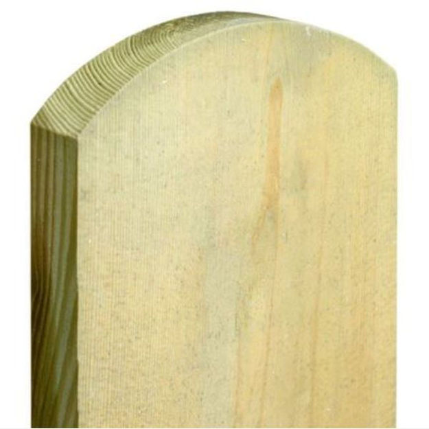 Picture of 1.8M ROUND TOP FENCE BOARD 125MM IMPORTED