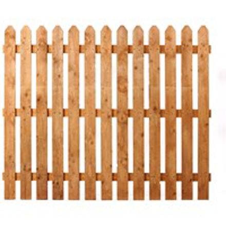 Picture of POINTED PICKET FENCE PANEL 1.8MX1200MM PK64