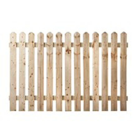 Picture of POINTED PICKET FENCE PANEL 1.8M X 900MM PK63