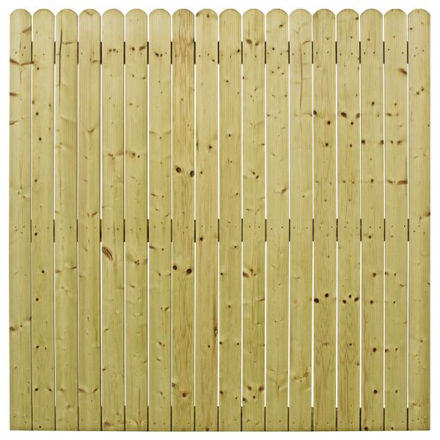 Picture of ROUND TOP CLOSED FENCE PANEL 1.8MX1.8M 100MM