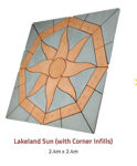 Picture of LAKELAND SUN CUMBRIAN SLATE/GOLD 2.4MX2.4M