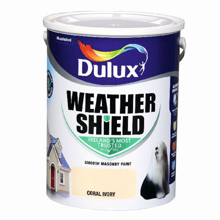 Picture of DULUX WEATHERSHIELD CORAL IVORY 5LTR