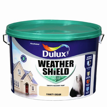 Picture of DULUX WEATHERSHIELD COUNTY CREAM 10LT