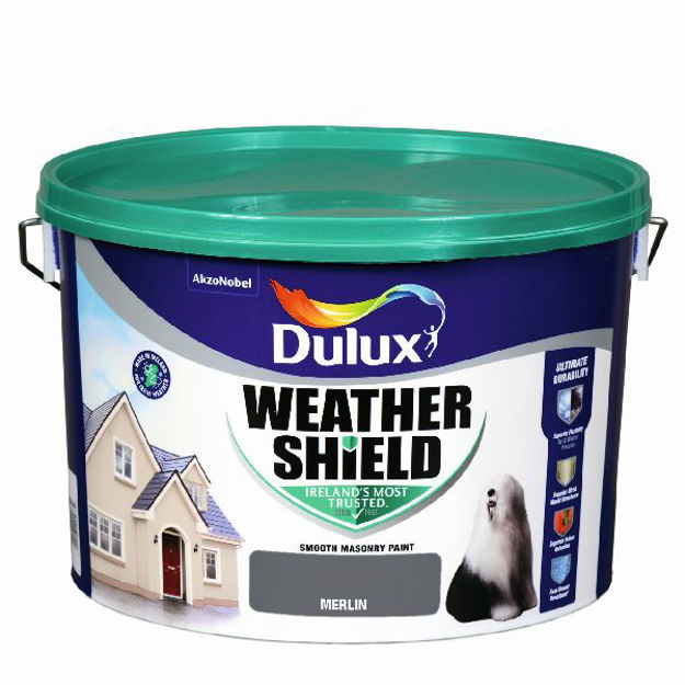 Picture of DULUX WEATHERSHIELD MERLIN 10LTR