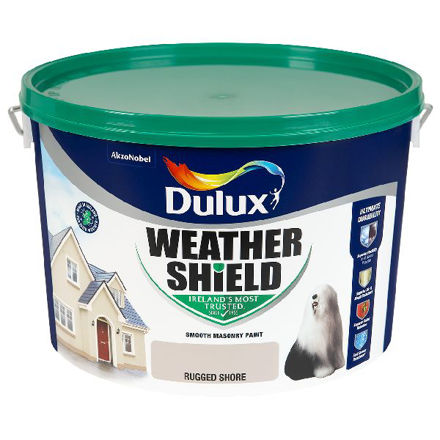 Picture of DULUX WEATHERSHIELD RUGGED SHORE 10LTR