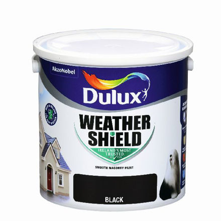 Picture of DULUX WEATHERSHIELD BLACK 2.5LTR
