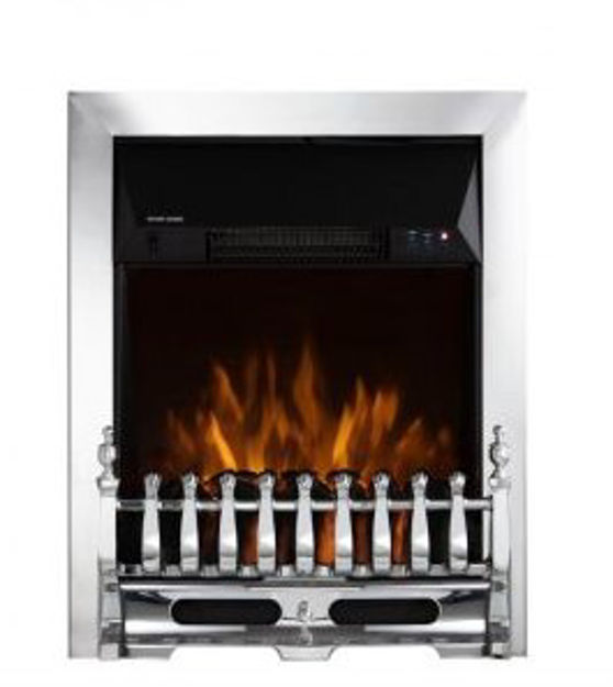 Picture of WARMLITE WHITBY ELEC INSERT FIRE CHROME 2KW