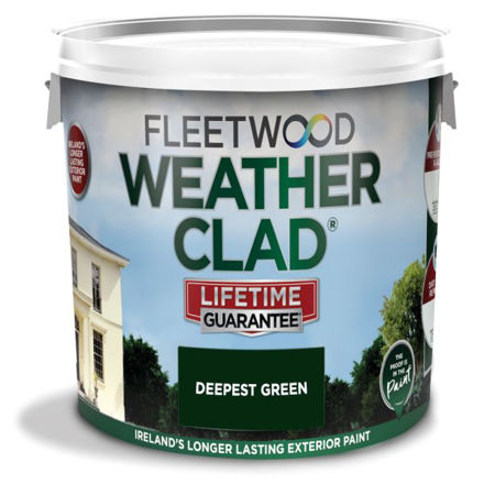 Picture of F/WOOD WEATHERCLAD DEEPEST GREEN 10 LTR