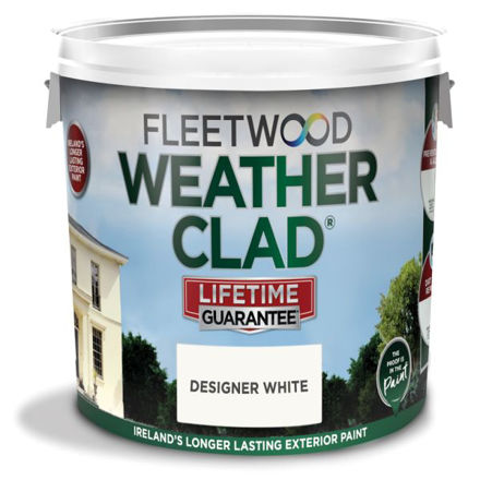 Picture of F/WOOD WEATHERCLAD DESIGNER WHITE 10 LTR