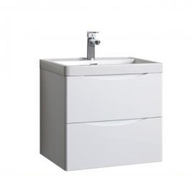Picture of BALINSESE 60CM WALL-HUNG VANITY UNIT - GLOSS WHITE
