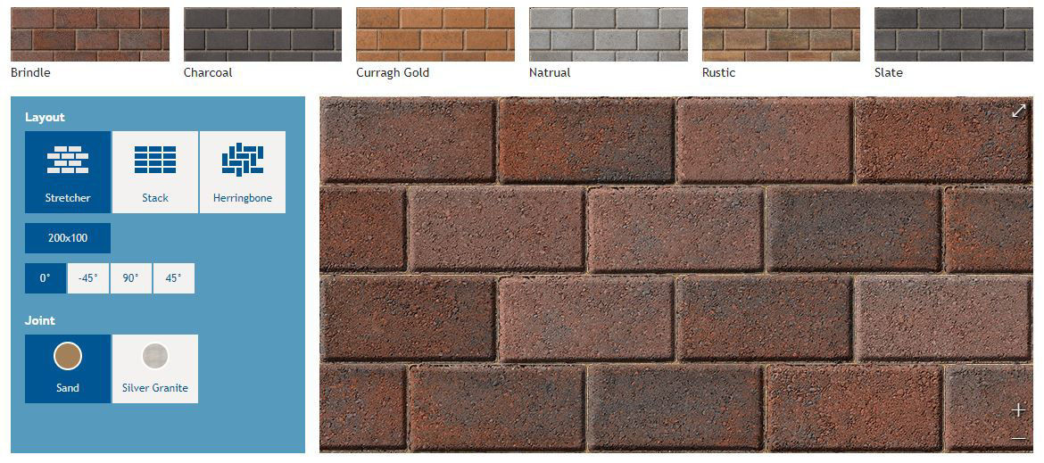 Mullingar Hardware. SLANE PAVING BRICK CURRAGH GOLD 200X100X60MM