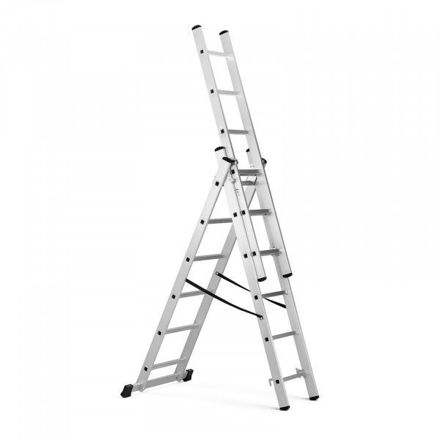 Picture of HAILO S40 3 SECTION LADDER COMBI ALUM EXT