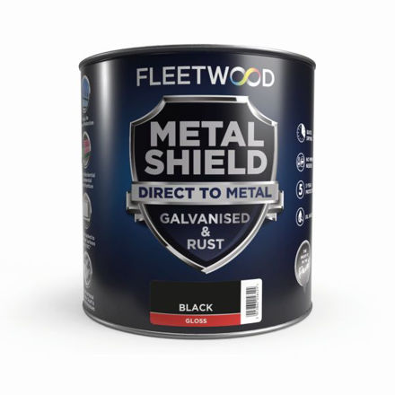 Picture of F/WOOD METAL SHIELD GLOSS BLACK 250ML