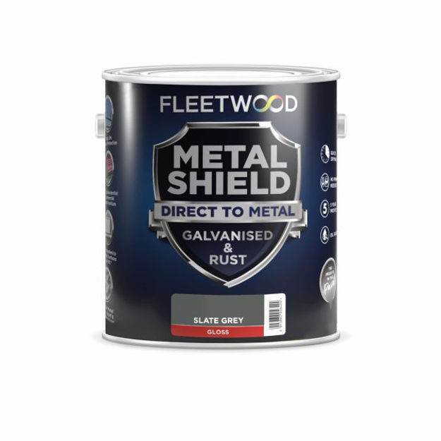 Picture of F/WOOD METAL SHIELD GLOSS SLATE GREY 1LTR