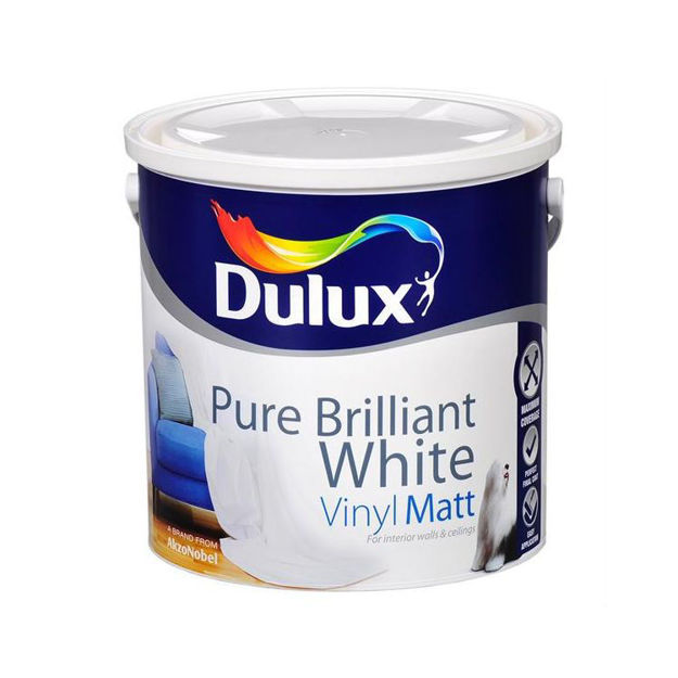 Picture of DULUX VINYL MATT BR WHITE 2.5LTR
