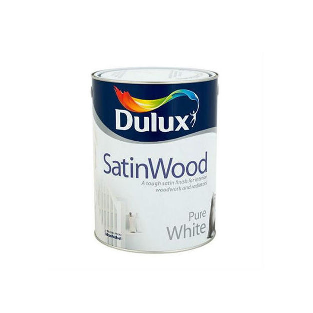 Picture of DULUX SATINWOOD BR WHITE 750ML