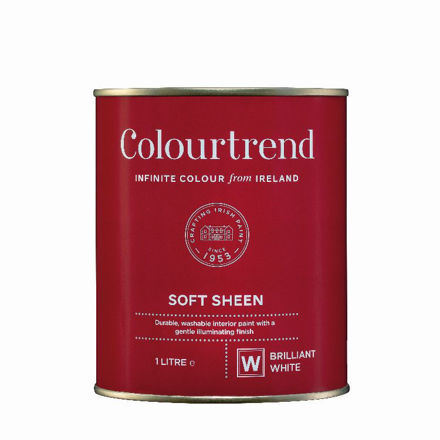 Picture of COLOURTREND INTERIOR S/SHEEN WHITE 1LTR