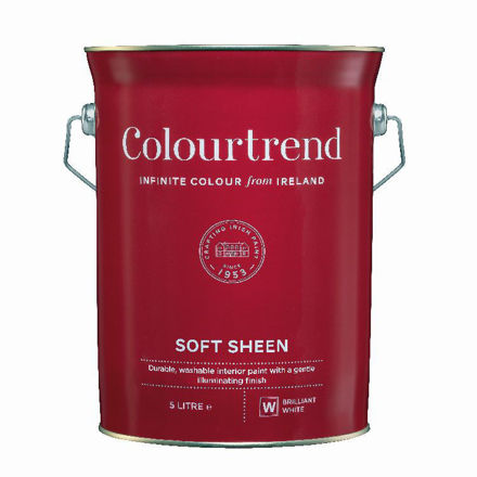 Picture of COLOURTREND INTERIOR S/SHEEN WHITE 5LTR