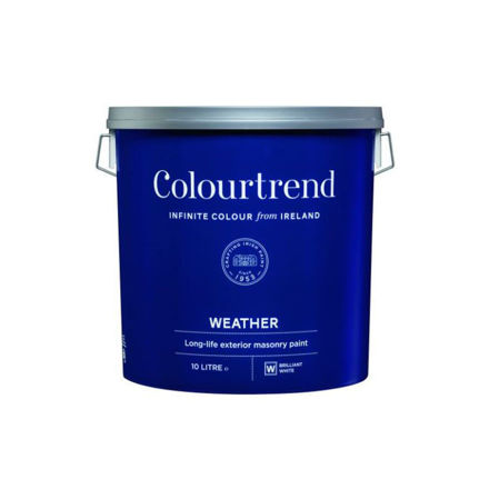 Picture of COLOURTREND WEATHER WHITE 10LTR