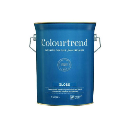 Picture of COLOURTREND GLOSS WHITE  5LTR