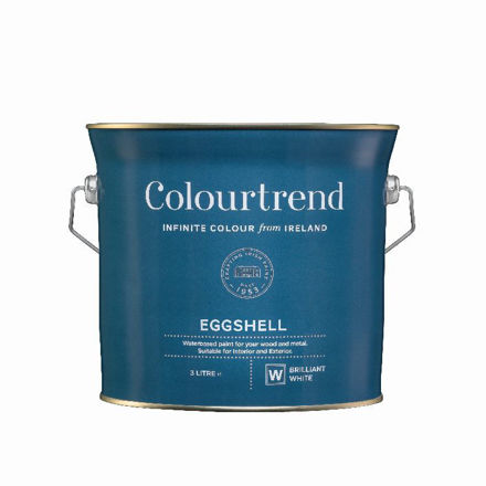 Picture of COLORTREND ACRYLIC EGGSHELL WHITE 3LTR