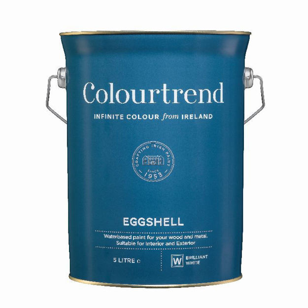 Picture of COLOURTREND ACRYLIC EGGSHELL WHITE 5LTR