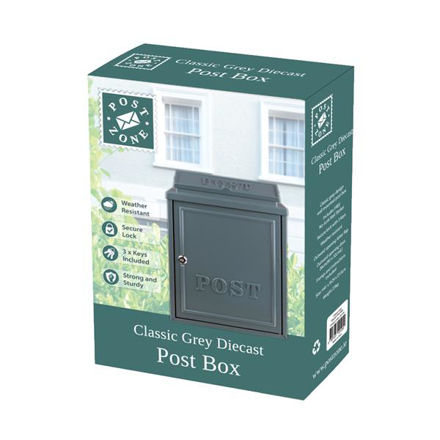 Picture of POST ZONE POST BOX CLASSIC GREY