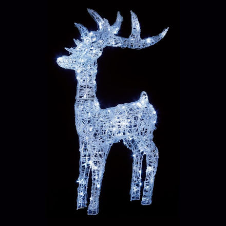 Picture of LED ACRYLIC STANDING REINDEER 1.15M