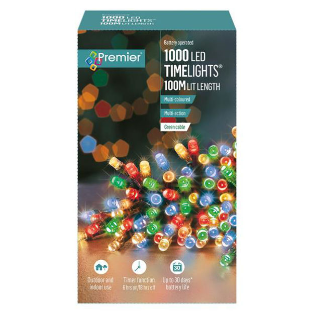 Picture of PREMIER 1000 LED TIME BATTERY LIGHTS COLOUR