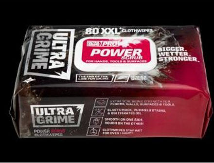 Picture of ULTRA GRIME PRO XXL POWER SCRUB WIPES (100)