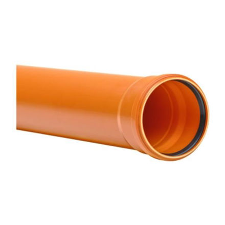 Picture of 4" SOCKETED SEWER PIPE SN4 110MM X  6M