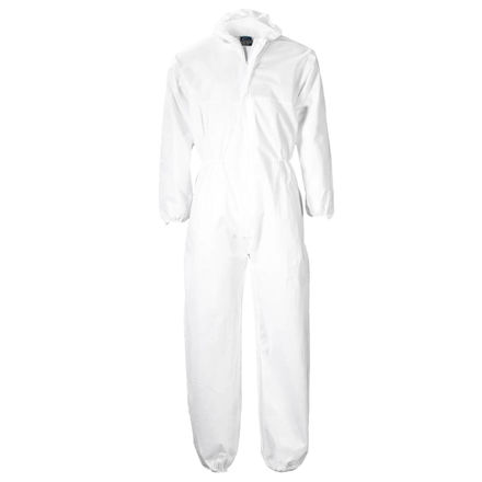 Picture of DISPOSABLE BOILER SUIT-COVER ALL WHITE (L)