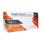 Picture of DISPOSABLE HD GLOVE ORANGE LARGE A930 (100)