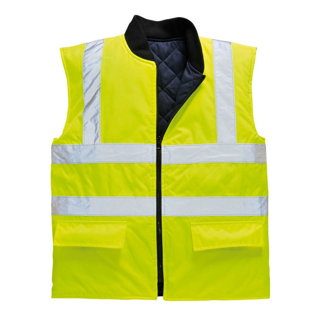 Picture of HI-VIS BODYWARMER YELLOW (L)