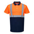 Picture of HI-VIS TWO TONE POLO SHIRT ORANGE/NAVY XXL