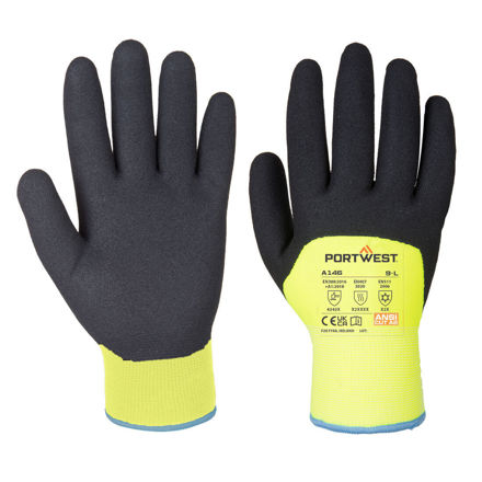 Picture of PORTWEST ARCTIC WINTER GLOVE YELLOW (L)
