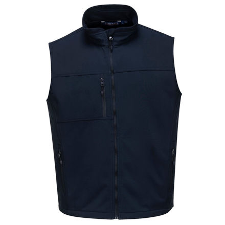 Picture of SOFTSHELL BODYWARMER NAVY (XL)