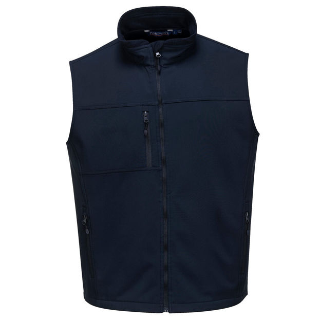 Picture of SOFTSHELL BODYWARMER NAVY (XXL)