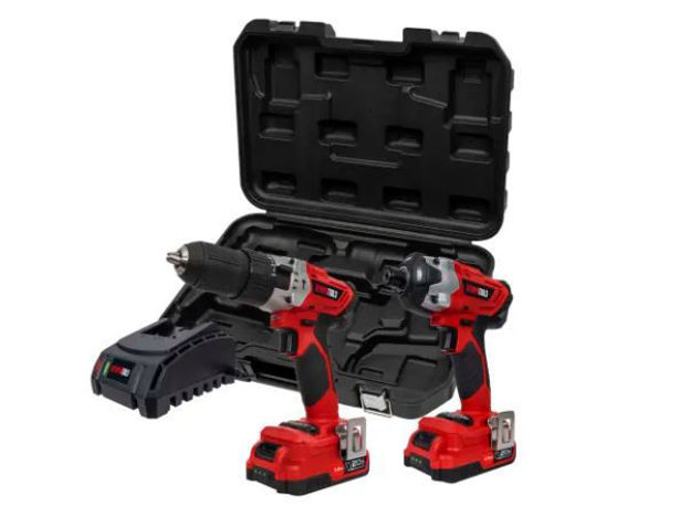 Picture of OLYMPIA 20V COMBIE DRILL & IMPACT DRIVER SET