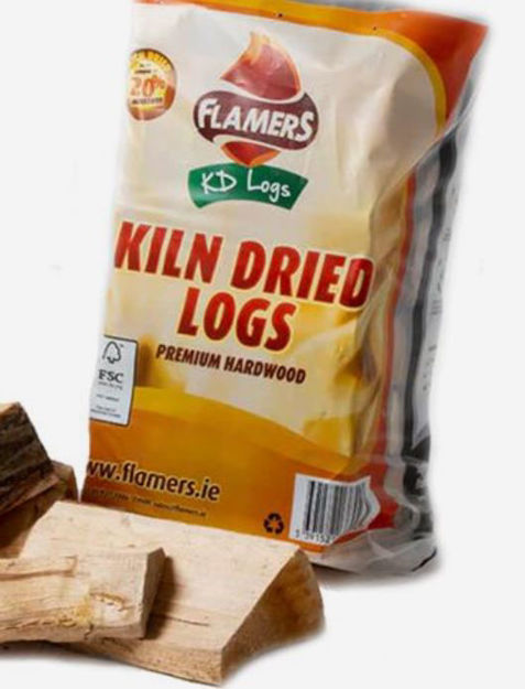 Picture of FLAMERS K/D HARDWOOD FIREWOOD LOGS BAG -MEGA BAG 4 FOR €26.00