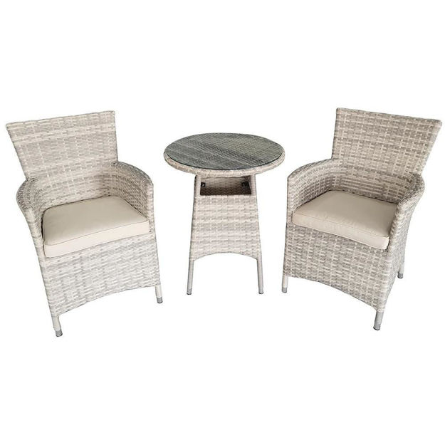 Picture of PARMA 2 SEATER 60CM BISTRO TABLE SET